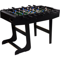 Stolový futbal MDF 121 x 101 x 79 cm čierna