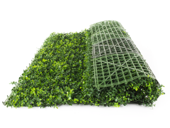 Umelý živý plot Hawaj Buxus High žltý | stena 100 x 100 cm