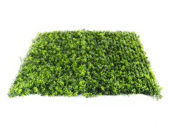 Umělý živý plot Hawaj Buxus s květy | Stěna 100 x 100 cm