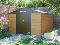 Zahradní domek G21 GAH 1085 - 340 x 319 cm, zelený