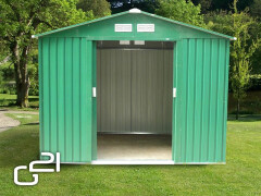 Zahradní domek G21 GAH 429 - 251 x 171 cm, zelený