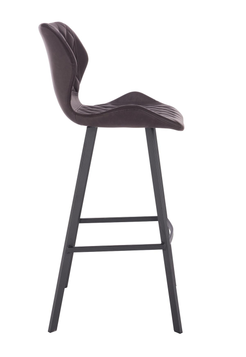 2 x Barová stolička Hawaj CL-865 svetlo šedá 2 x Barová stolička Hawaj CL-865-5 čierna