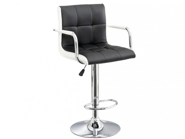 2x Barová stolička Hawaj CL-3331 čierna / biela