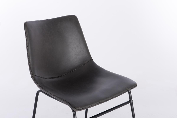 Barová stolička Hawaj CL-3232-1 tmavo šedá 2x Jedálenská stolička Hawaj CL-840 tmavo šedá