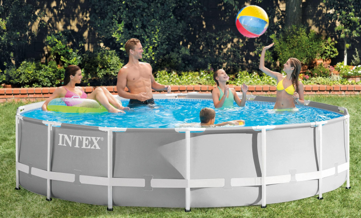 Bazén Intex Ultra Frame 7,32 x 1,32 m kompletset s pieskovou filtráciou Intex Prism Frame 4,27 x 1,07 bez filtrácie