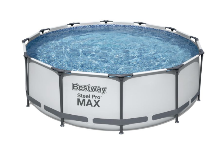 Bazén Bestway Steel Pro 3,05 x 0,76 m s kartušovou filtrací Bazén Bestway Steel Pro MAX 3,66 x 1 m s filtráciou a schodíkmi