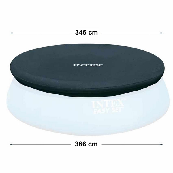 Bezpečnostné bazénové schodíky Intex 122 cm Krycia plachta Intex 366 cm pre bazény Easy Set