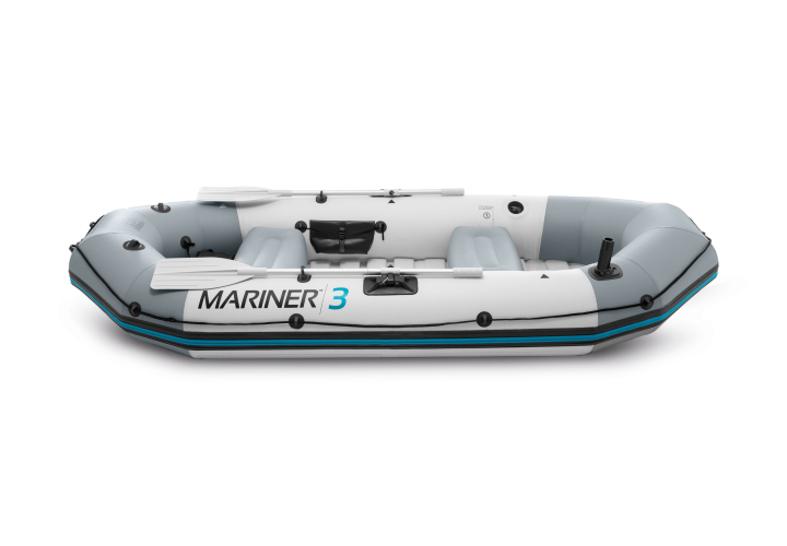 SET - Nafukovací čln Intex Mariner 3 set s držiakom a elektromotorom Maxima P 58