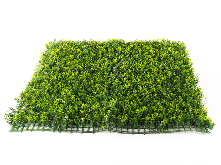 Umělý živý plot Hawaj Bobkovišeň žlutá | Stěna 100 x 100 cm Umelý živý plot Hawaj Buxus High žltý | stena 100 x 100 cm