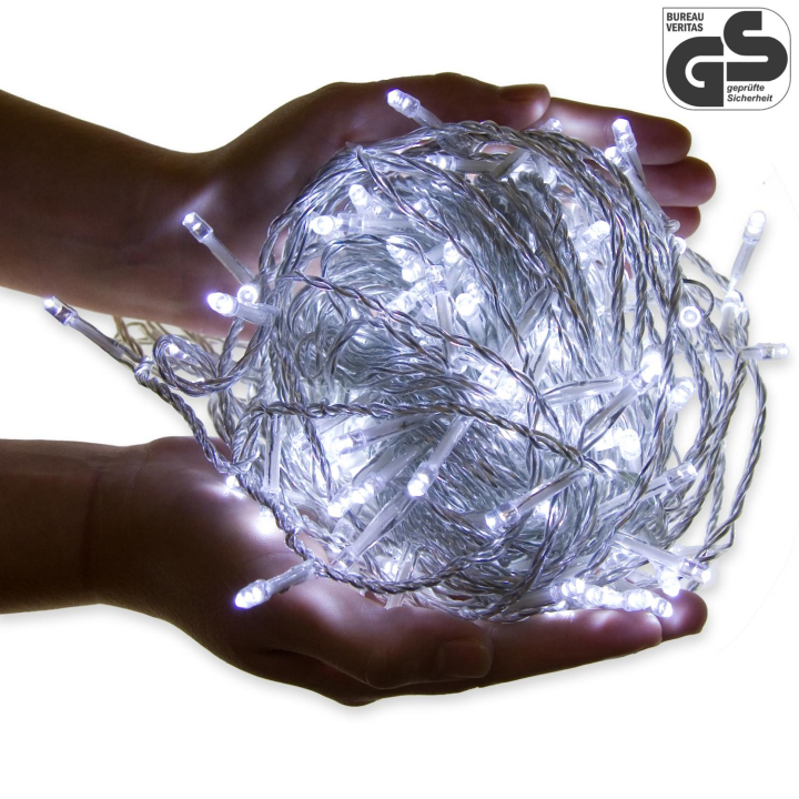 Vánoční LED osvětlení 10 m 100 diod Vánoční LED osvětlení 20 m 200 diod