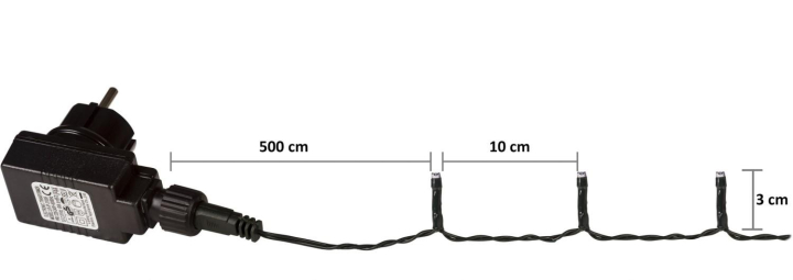 Vánoční LED osvětlení 10 m - teplá bílá (100 diod) Vánoční LED osvětlení 10 m 100 diod