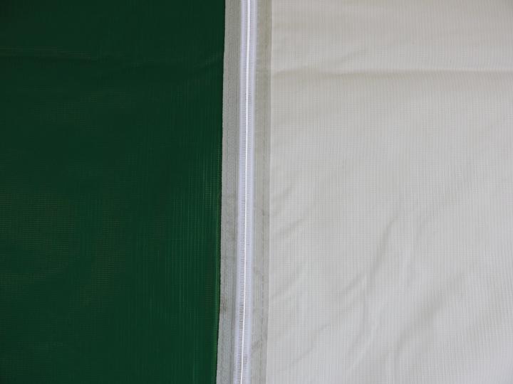 Párty stan Ohňovzdorný Premium 6 x 12 m zeleno-biela